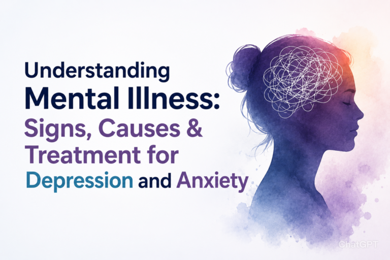 Understanding Mental Illness: Signs, Causes & Treatment for Depression and Anxiety 