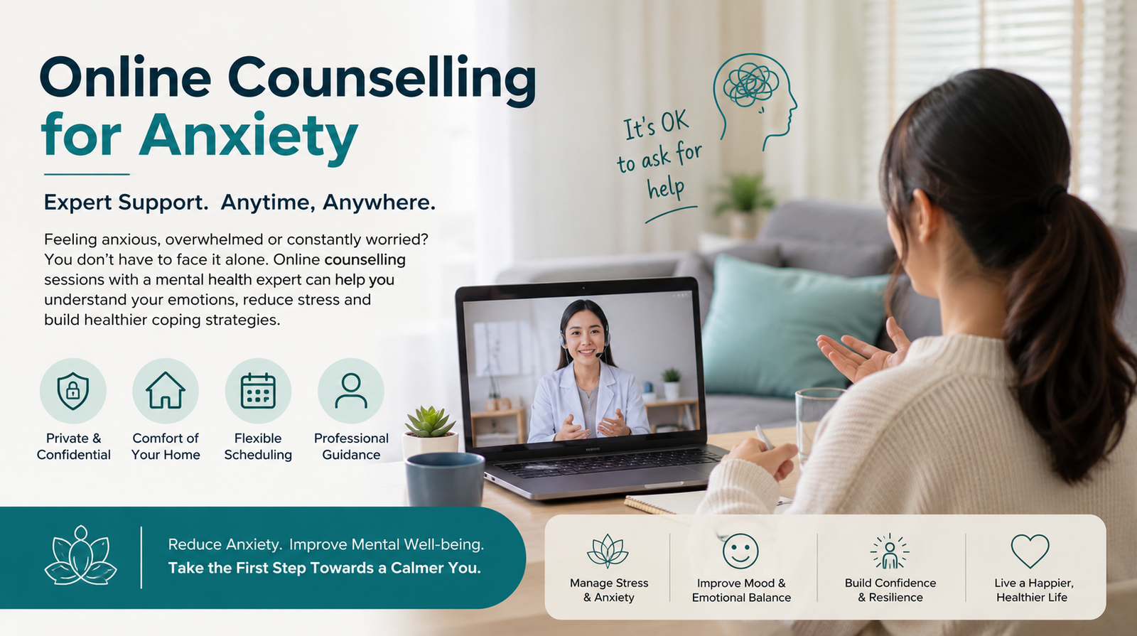 Online Counselling for Anxiety